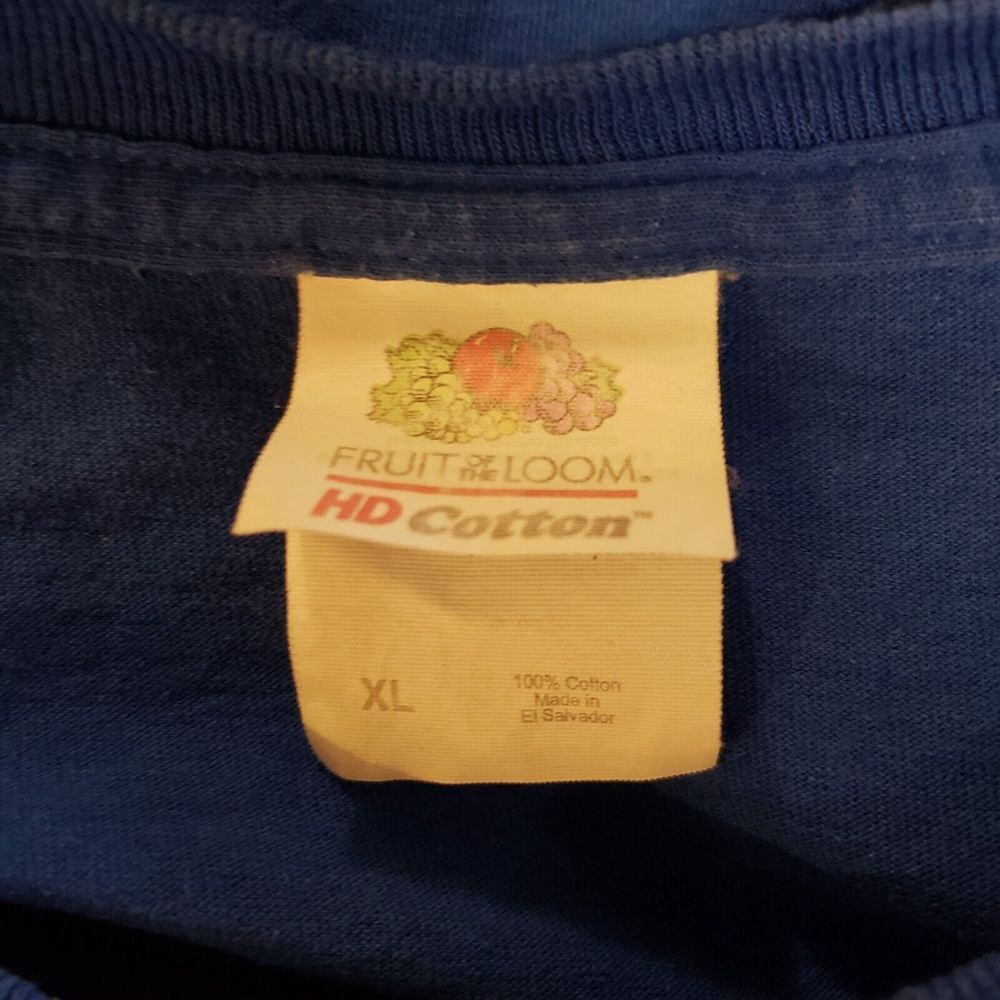 Elephant Watercolor 2000's Fruit of the Loom Tag Tee T-Shirt Size XL XLarge - Picture 2 of 5